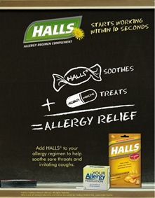 HALLS Allergy Promo